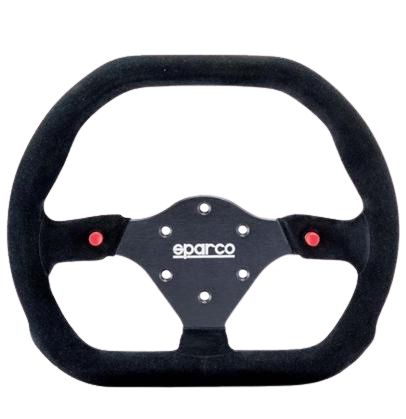Sparco Strwhl 310X260 Suede Black