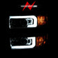 Anzo 2015-2016 Chevrolet Silverado Projector Headlights w/ Plank Style Desi