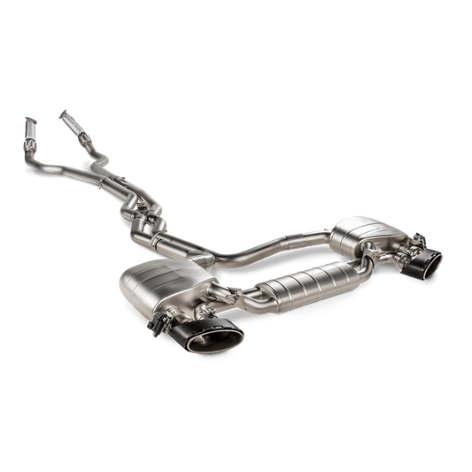 Akrapovic 2020 Audi RS6 Avant (C8) Evolution Line Cat Back (Titanium) (Req Link Pipe Set) S-AU/TI/15H