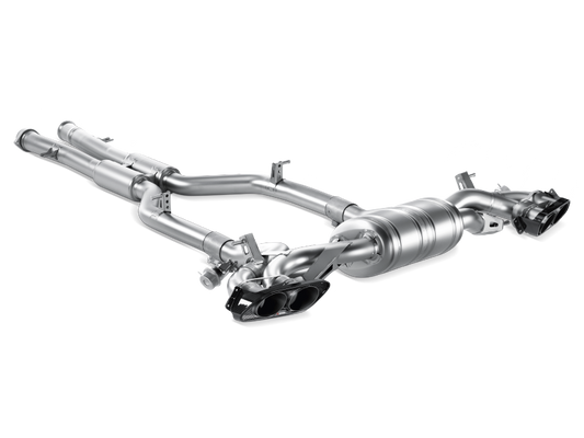 Akrapovic 10-14 AMG SLS Coupe/Roadster Evolution Line Cat Back (Titanium) w/ Carbon Tips S-MESLSAMG/1