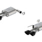 Ford Racing 2024 Mustang 5.0L Extreme Non-Active Axle-Back w/Valance - Black Tip M-5230-M5EBV