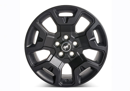 Ford Racing 21-24 Bronco Sport 17x7in Single Wheel - Low Gloss Black M-1007-S17BSB