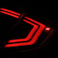 AlphaRex 16-21 Honda Civic Hatchback/ Type-R FK8 Nova-Series LED Tail Lights (Pair) - Alpha Black 676000 *Discontinued