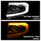 Spyder 11-13 Jeep Grand Cherokee - Light Bar Proj Headlights - Halo Model - Chro - PRO-YD-JGC11-LB-C 5085801