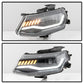 Spyder Chevy Camaro 16-18 (Do Not Fit Halogen) Projector Headlights Black PRO-YD-CCAM16HIDSI-SEQ-BK 5087379