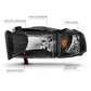Anzo Black Crystal Headlights 1994-2001 Dodge Ram 1500
