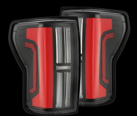 AlphaRex 07-13 Toyota Tundra Nova-Series LED Tail Lights - Black Red 670052 *Discontinued