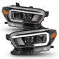 Anzo Toyota Tacoma '16-18 Projector Plank Style Switchback H.L Black Amber