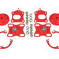 BMR Suspension BMR 11-14 Ford Mustang / Shelby GT500 Caster Camber Plates - Red WAK751R