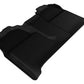 3D MAXpider 2007-2013 Chevrolet Silverado Crew Cab Kagu 2nd Row Floormats - Black L1CH04721509