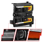 ANZO 19-22 Chevrolet Silverado 1500 LED Proj HL w/Lgt Bar SwBk Seq. Blk w/In. Light - Driver Side ON 111566-L