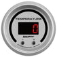 Autometer 52.4mm Silver Switchable 60-340 Degrees F/40-170 Degrees C Ultra-Lite Elite Digital Gauge 6754-UL