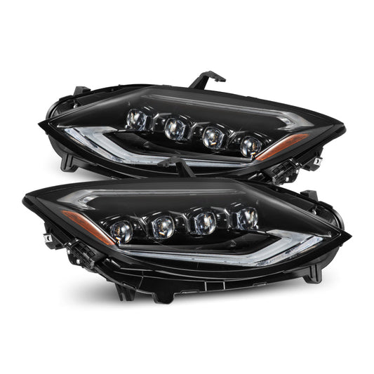 AlphaRex 23-24 Nissan Z NOVA-Series LED Projector Headlights Alpha-Blk w/Activation Light & Seq.Sig 880494 *Discontinued