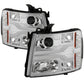 Spyder Chevy Silverado 1500 07-13 Version 3 Projector Headlights - Chrome PRO-YD-CS07V3-LBDRL-C 5083616