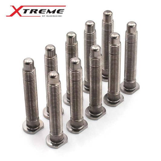 BLOX Racing Titanium Extended Wheel Studs M12X1.5mm SIngle Piece Honda Fitment - Burnt BXAC-00175-B