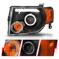 Anzo 2008-2012 Ford Escape Projector Headlights w/ Halo Black