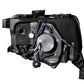 Anzo 2003-2006 Honda Element Projector Headlights w/ Halo Black