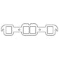 Cometic Gasket Cometic Oldsmobile 400/425/455 .094in HTG Exhaust Gasket Set - 1.920in x 1.550in Rectangular Ports C15330HTG