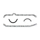 Cometic Gasket Cometic Chevrolet Gen-1 Small Block V8 Oil Pan Gasket Kit - No Dipstick Hole - Thick Front Seal C5294-NDS