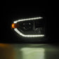 AlphaRex 14-21 Toyota Tundra LUXX-Series LED Proj Headlights Blk w/Actv Light & Seq. Sig + DRL 880835 *Discontinued
