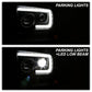 Spyder 05-07 Ford F250/350/450 Super Duty Projector LED Black PRO-YD-FS05V2PL-BK 5087911