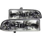 Anzo 1998-2005 Chevrolet S-10 Crystal Headlights Chrome