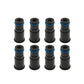 BLOX Racing 14mm Adapter Top (1in) w/Viton O-Ring & Retaining Clip (Set of 8) BXEF-AT-14L-8
