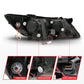Anzo 2011-2013 Kia Optima Projector Headlights w/ Halo Chrome (CCFL)