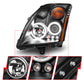 Anzo 2007-2012 Nissan Sentra Projector Headlights Black