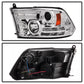 Spyder Dodge Ram 13-15 Projector Headlights Light Bar DRL Chrome PRO-YD-DR13-LBDRL-C 5080905