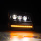 AlphaRex 03-06 Chevy Silverado 1500/2500HD/3500HD/Avalanche Black NOVA LED Proj Headlights 880256 *Discontinued