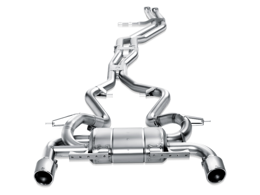 Akrapovic 07-12 BMW 335i (E90 E91) Evolution Line Cat Back (Titanium) w/ Titanium Tips S-BME90/91/335