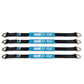 Borne Off-Road Vehicle Ratchet Tie-Down Kit (4 pack) Black BNRTC-TD-4BK