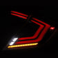 AlphaRex 16-21 Honda Civic Hatchback/ Type-R FK8 Nova-Series LED Tail Lights (Pair) - Alpha Black 676000 *Discontinued