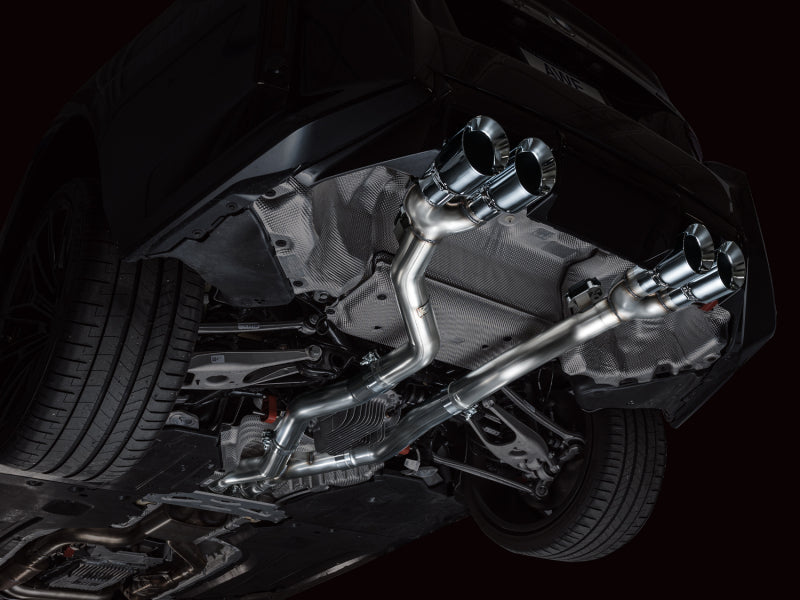 AWE Tuning 23-24 BMW G87 M2 Track Edition Exhaust - Chrome Silver Tips 3020-42487
