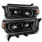AlphaRex 10-13 Toyota 4Runner LUXX LED Proj Headlights Plank Style Alpha Black w/Seq Signal/DRL 880756 *Discontinued