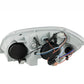 Anzo 2005-2010 Chevrolet Cobalt Projector Headlights w/ Halo Black w/ LED