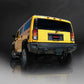 Corsa Performance 03-06 Hummer H2 6.0L V8 Black Sport 3" Single Rear Twin 4" Tips Cat-Ba