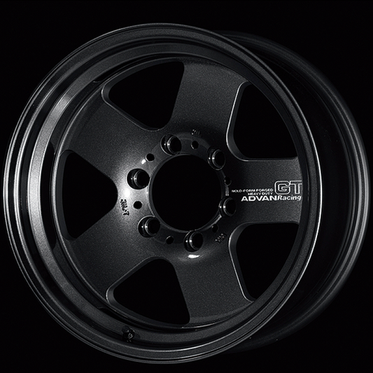 Advan GT Heavy 17X8.5 -10 6x139.7 Racing Titanium Black Wheel YAQH7H-10KTBK