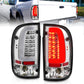 ANZO 1995-2004 Toyota Tacoma LED Taillights Chrome Housing Clear Lens (Pair) 311355