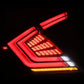 AlphaRex 16-21 Honda Civic Hatchback / Type-R FK8 Nova-Series LED Tail Lights - Black Smoke 676010 *Discontinued