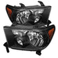 SPYDER Xtune Toyota Tundra 07-13 / Toyota Sequoia 08-13 OEM Style Headlights Black HD-JH-TTU07-AM-BK 5077127