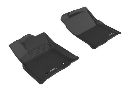 3D MAXpider 2016-2017 Toyota Tacoma Access Cab/Double Cab Kagu 1st Row Floormat - Black L1TY19211509