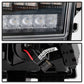 Spyder Jeep Wrangler 2018-2019 (Halogen Model Only) LED Front Bumper Lights - Seq. Signal - Black 5086785