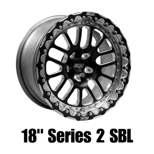 Belak Wheels Belak 18x10 / 6.75in BS / 5x114 BP / High Pad / Series 2 Wheel - Non-Beadlock 18105114S26BS-NBL