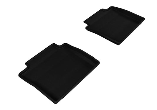 3D MAXpider 2014-2020 Chevrolet Impala Kagu 2nd Row Floormats - Black L1CH04221509
