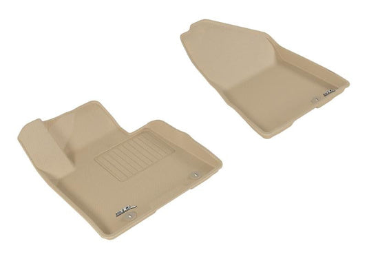 3D MAXpider 2017-2020 Kia Sportage Kagu 1st Row Floormat - Tan L1KA04011502