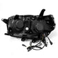 AlphaRex 10-13 Toyota 4Runner LUXX LED Proj Headlights Plank Style Alpha Black w/Seq Signal/DRL 880756 *Discontinued