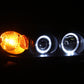 Anzo 2000-2005 Chevrolet Impala Projector Headlights w/ Halo Black