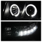 Spyder Chevy Suburban 1500 07-14 Projector Headlights LED Halo LED Blk Smke PRO-YD-CSUB07-HL-BSM 5078346